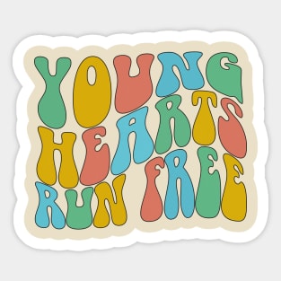 Young Hearts Run Free Sticker